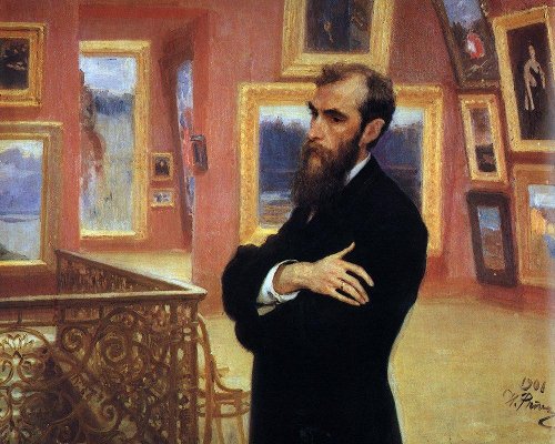Портрет основателя галереи П. М. Третьякова